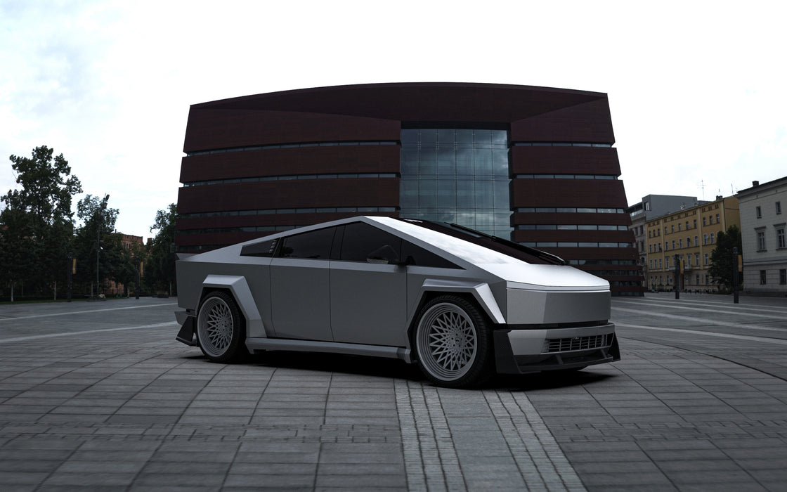 Tesla Cybertruck 2.0 Front Splitter by Waido