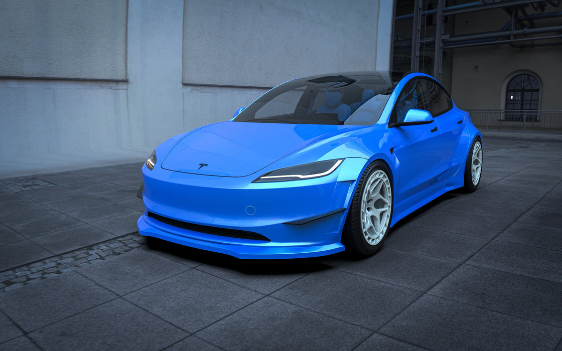 Tesla Model 3 Highland Widebody Kit by Waido x EV Bandit