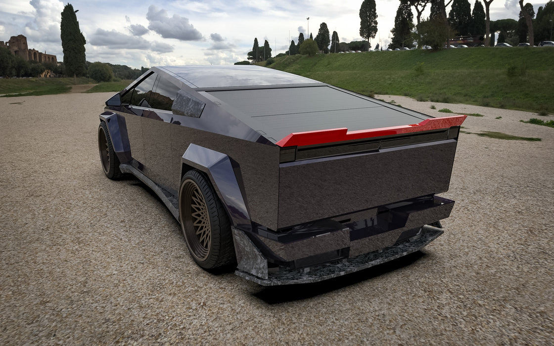 Tesla Cybertruck 2.0 Rear Top Spoiler by Waido