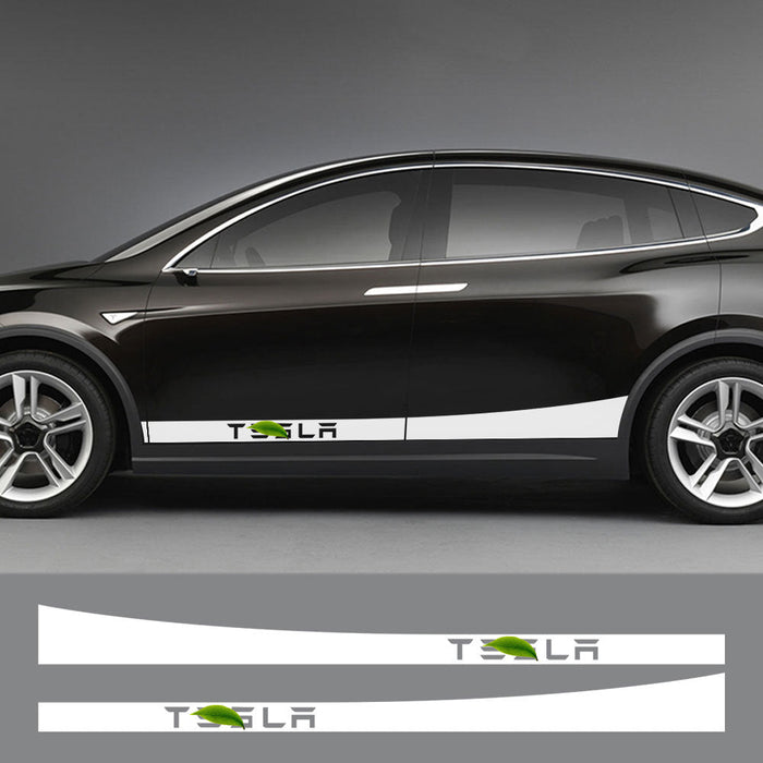 Side Skirt Stripe Decals (2-Pack) | 3 Styles | Multiple Colors | Scratch Protection