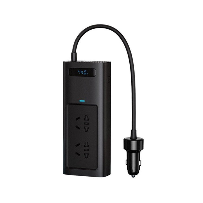 150W Car Power Inverter for Model 3/Y | EU Outlets | LCD Display | Smart Cooling