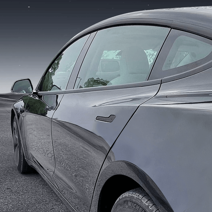 Chrome Delete Kit for Model 3 (2017-2023) | Matte Black Window Trim | PVC