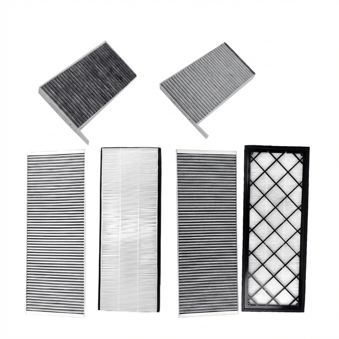 Complete HEPA Cabin Air Filter Set for Model Y | Upper & Lower 4-Pack/ Internal & External 6-Pack