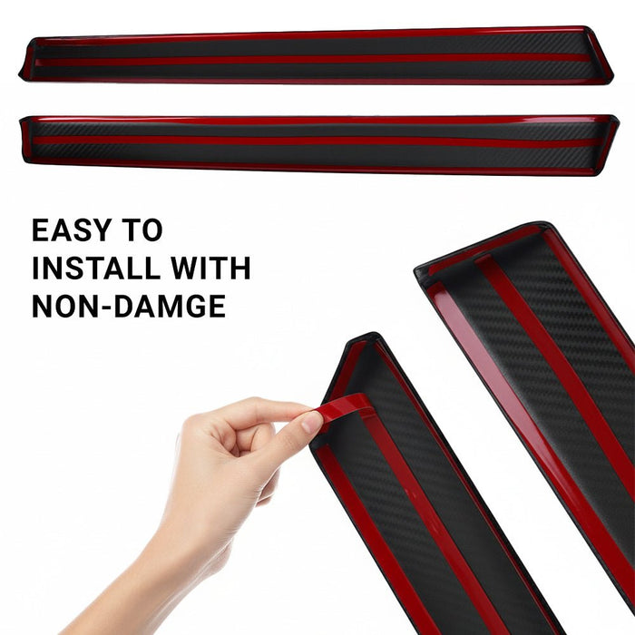 Cybertruck Carbon Fiber Door Panel Covers 4 Packs