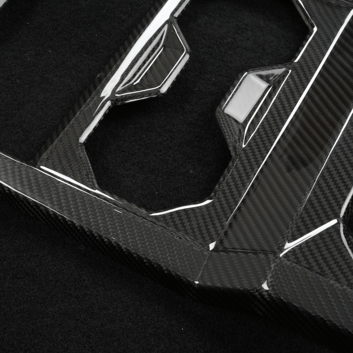 [Real Carbon Fiber] Front Drain Cup Panel For Cybertruck (Glossy/Matte)