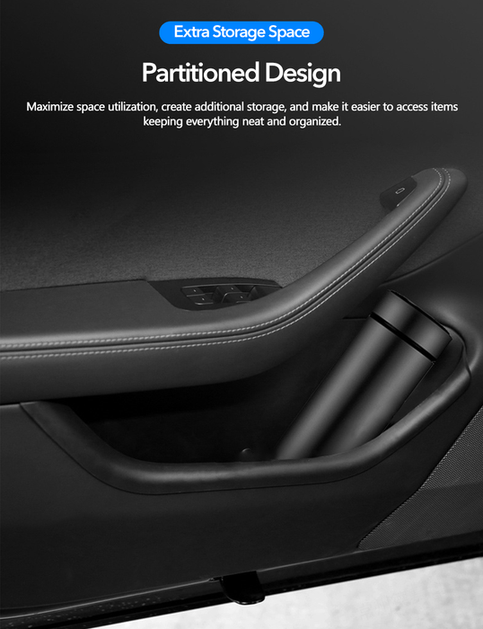 Door Pocket Liners for Tesla Model 3 Highland (TPE)