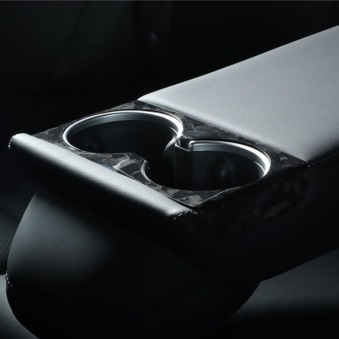 Dry Carbon Fibre Beverage Holder for Tesla Model 3 Highland / Model Y Juniper