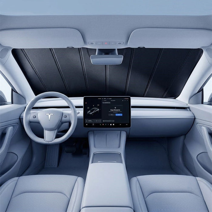 Foldable Front Windshield Sunshade for Model 3 & Model Y