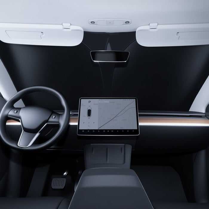 Front Windshield Sunshade for Model 3 / Model Y | TESERY