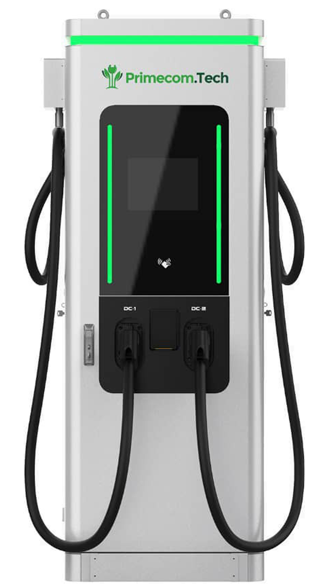 Cargador EV de CC con dos dispensadores de nivel 3, supercargador, cargador rápido de CC para vehículos eléctricos