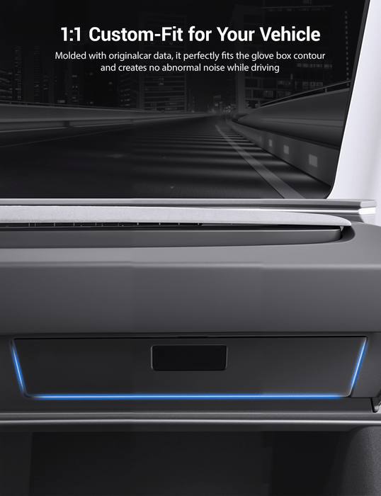 Glove Box Organizer for Tesla Model 3 Highland & Model Y Juniper