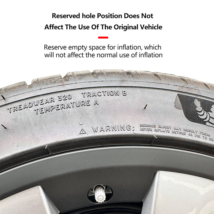 ABS+PC Wheel Cover Ring - 20inch - Black and Silver