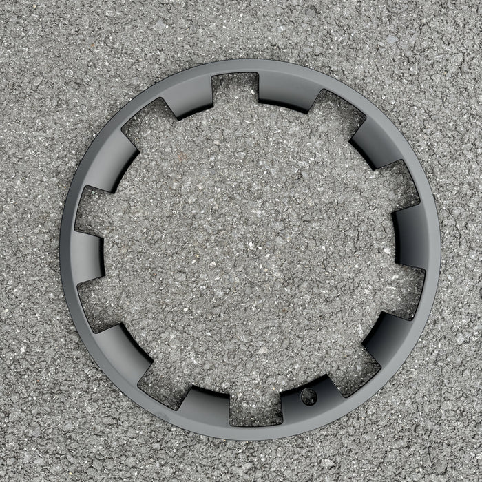 ABS+PC Wheel Cover Ring - 20inch - Black and Silver