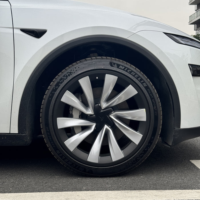 ABS+PC Wheel Cover Ring - 20inch - Black and Silver