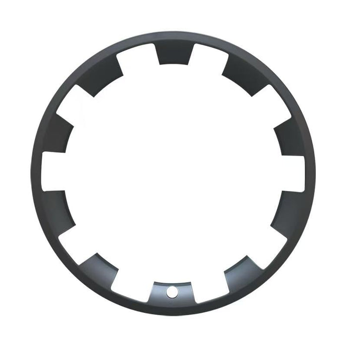 ABS+PC Wheel Cover Ring - 20inch - Black and Silver