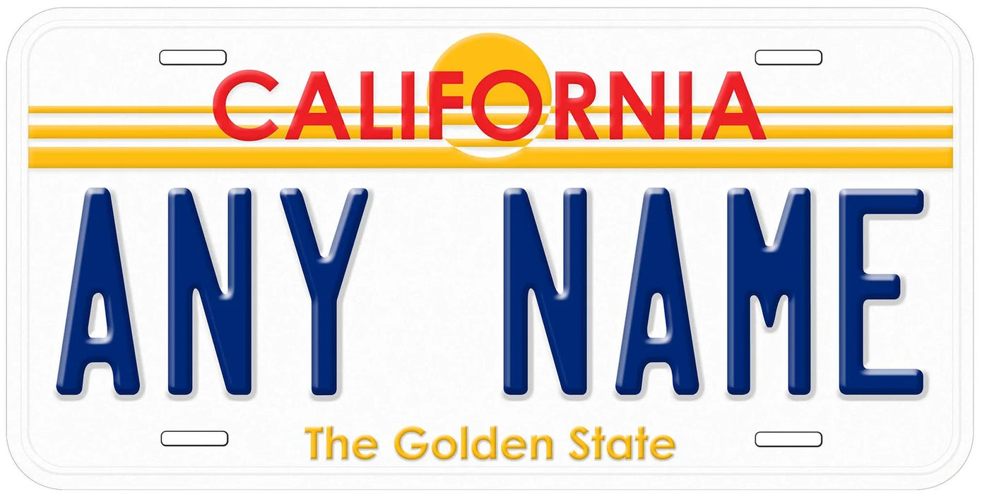 Personalized Privacy & Display License Plate (6x12) – Customizable Novelty Plate for Car Shows, Social Media, and Private Property Use