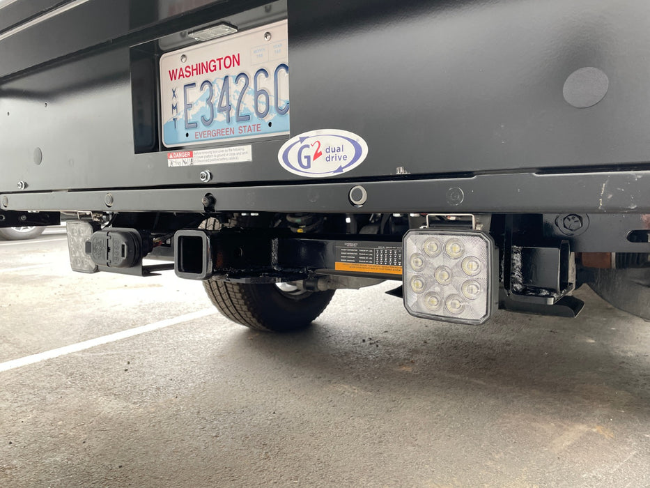 Ford F-150 Lightning lift gate hitch X7506S installed