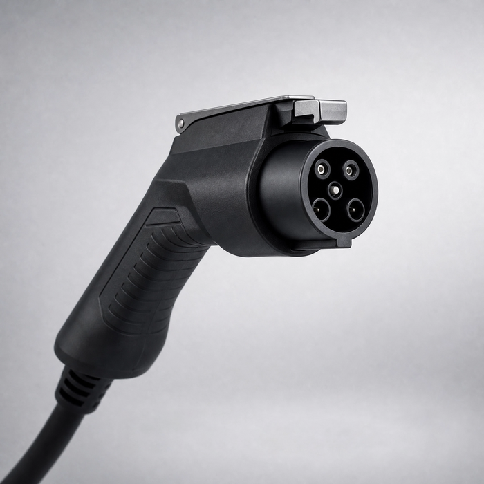 PRIMECOM 40 Amp charger J1772 connector for non-Tesla EVs