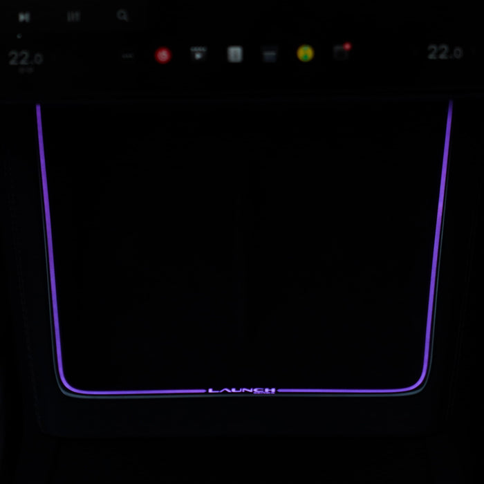Laser-Carved Ambient Light for Model Y Juniper Wireless Charging Port | TESERY