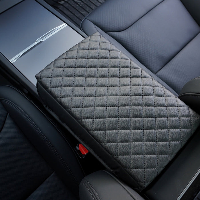 Leather Armrest Cover for Tesla Model 3 Highland / Model Y Juniper
