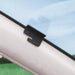 Manual retractable windshield sunshade driver-side bracket