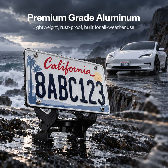Model 3 Highland US Standard License Plate Holder | Aluminum Bracket