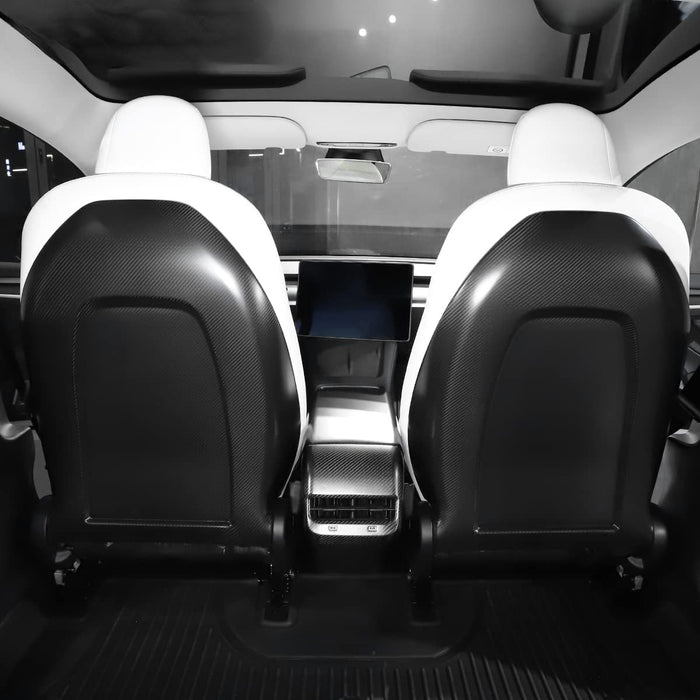 Full Back Seat Replacement for Model 3 / Y - Carbon Fiber Interior Mods
