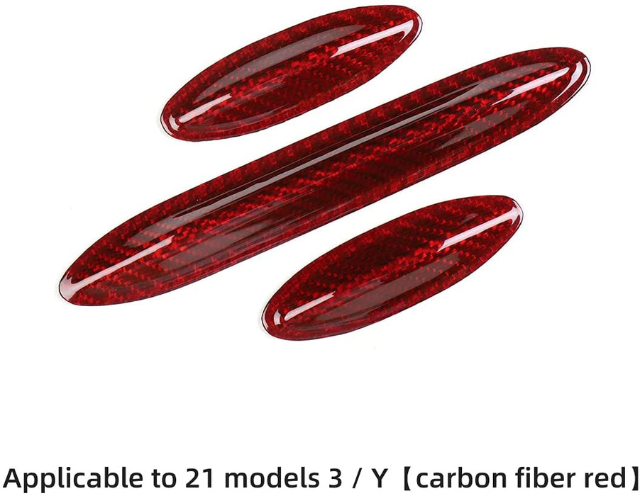 Model 3 / Y Central Control Panel Stickers - Carbon Fiber Interior Mods