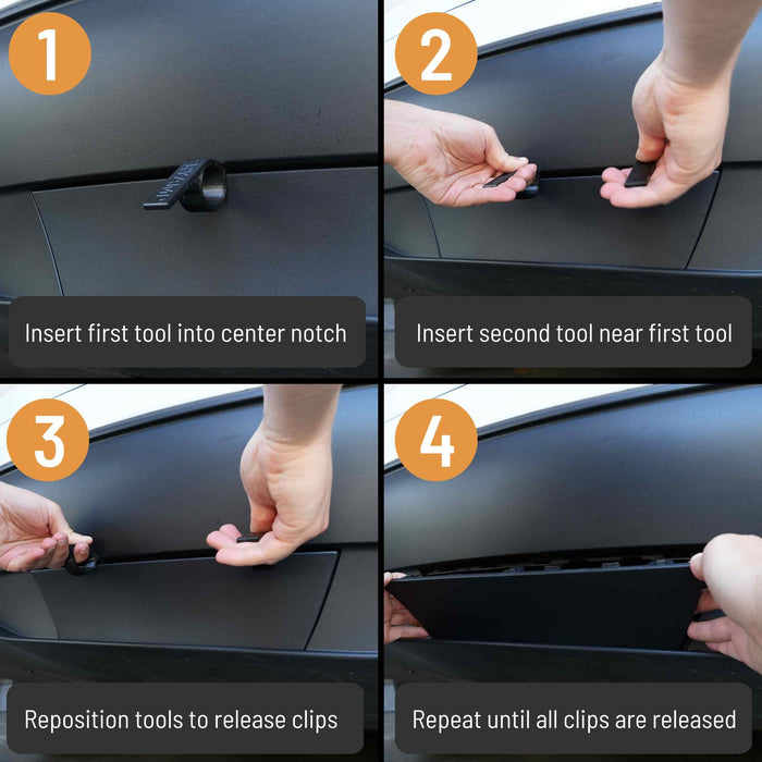 Tesla Model Y Tow Hitch Cover Removal Tool, Made in USA from Recycled Plastic