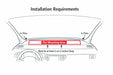 Powered automatic windshield sunshade fitment requirements