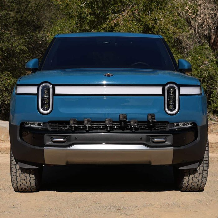 No-Drill Front Bumper 1/4"-20 Accessory Mount for Rivian R1T & R1S