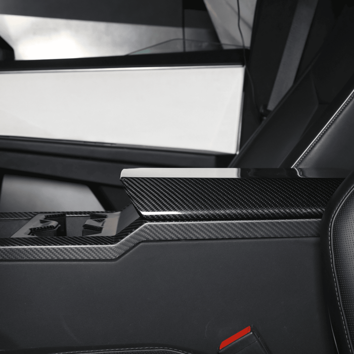 [Real Carbon Fiber] Armrest Cover For Cybertruck