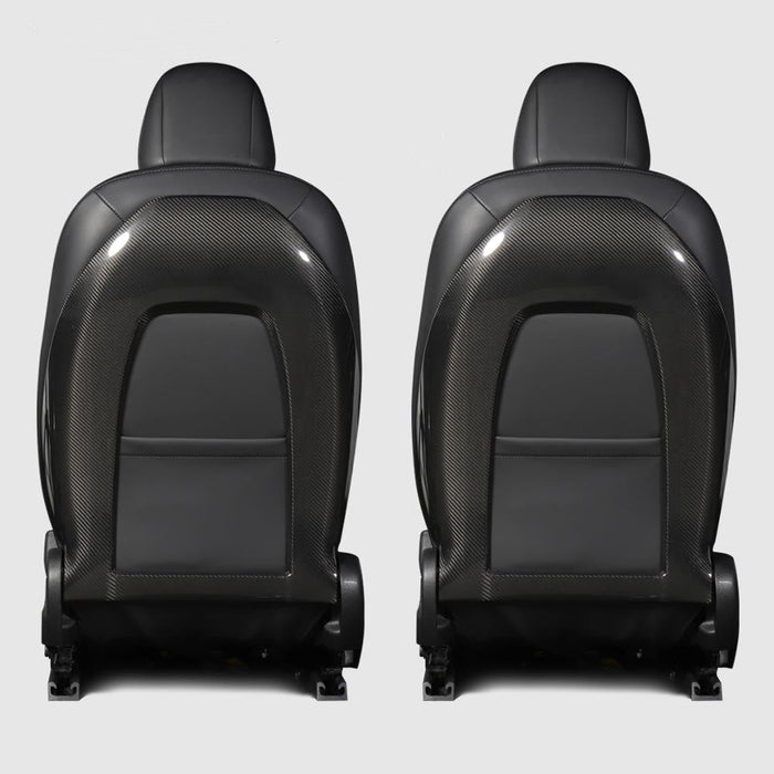 Back Seat Cover for Model 3 / Y - Real Carbon Fiber Interior Mods