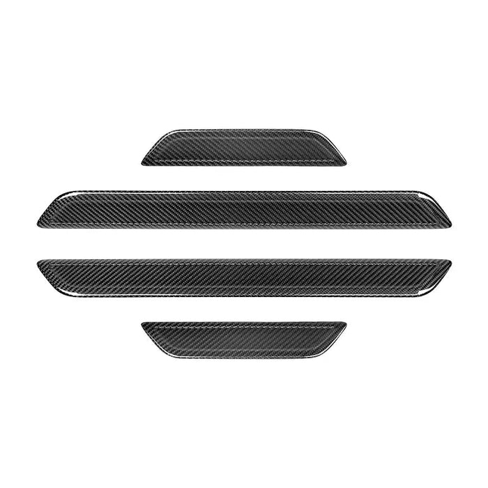 Real Dry Carbon Fiber Door Sill Strip Cover for Model 3 / Y