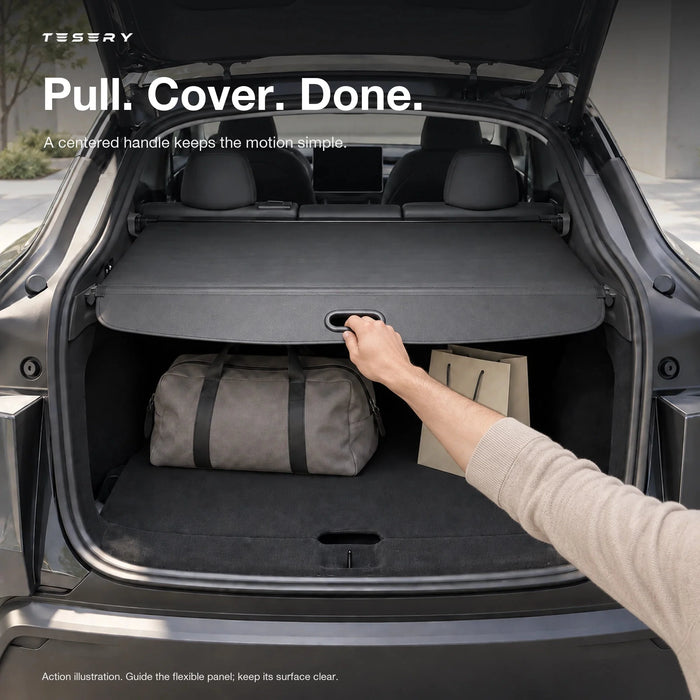 Retractable Cargo Cover for Model Y Juniper