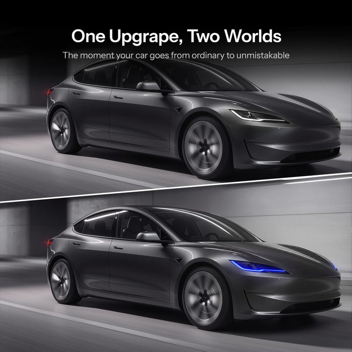 Model 3 Highland RGB DRL color options