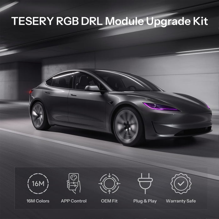 RGB DRL module upgrade kit for Tesla Model 3 Highland