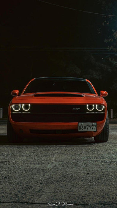 Robot Craftsman CHOPPER front bumper for Dodge Challenger - splitter detail