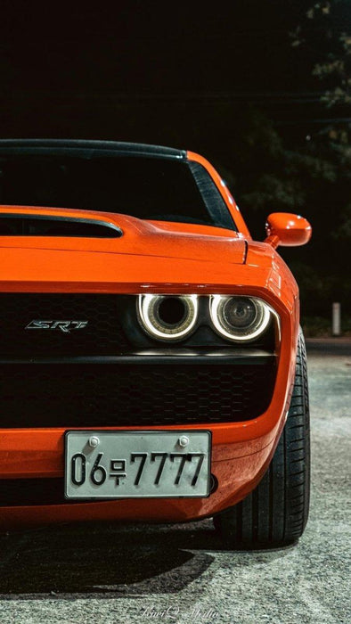 Robot Craftsman CHOPPER front bumper for Dodge Challenger - lower intake detail