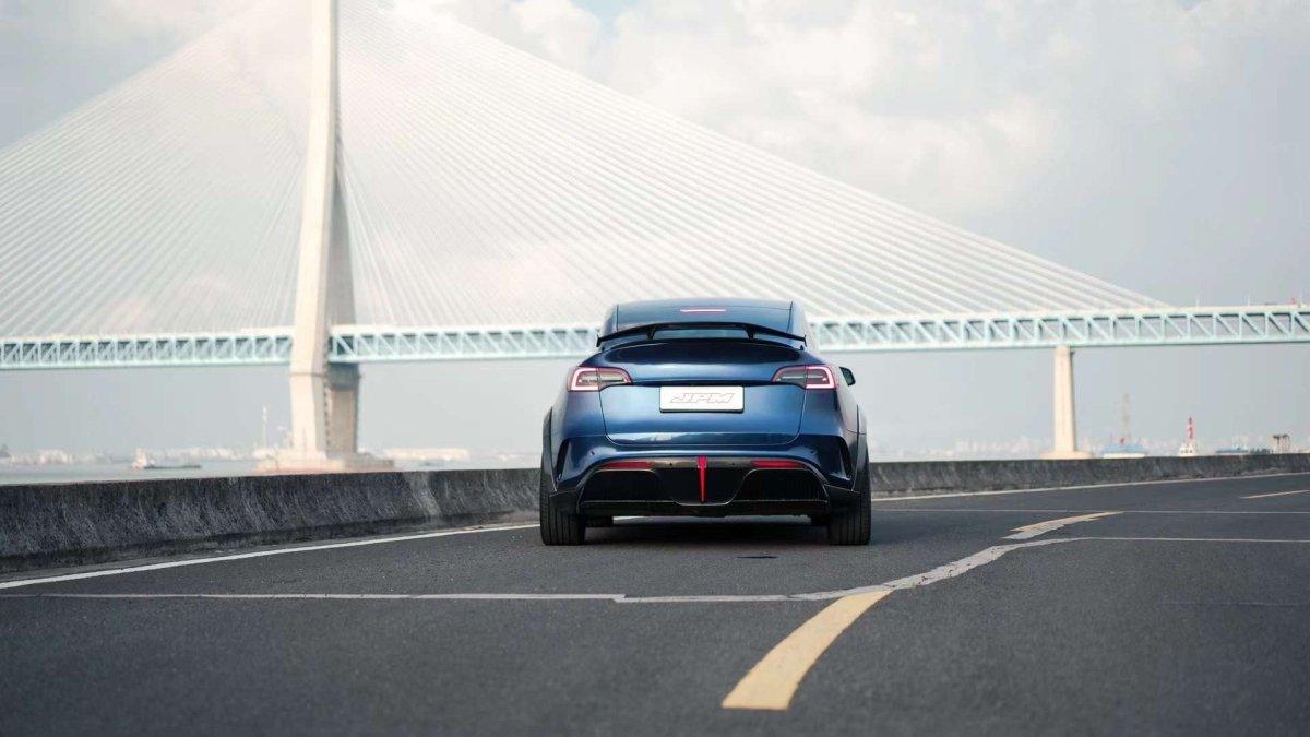 Robot Craftsman "STARSHIP" Rear Bumper & Diffuser for Tesla Model Y Performance AWD PP