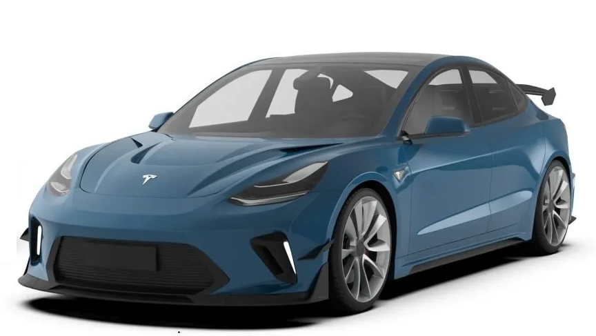 Kit de carrocería completa "Hacker" de carrocería estrecha para el Tesla Model 3