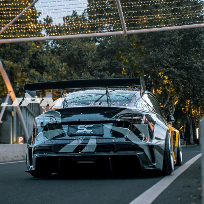 "Hacker"  Widebody V2 GT Wing For Tesla Model 3