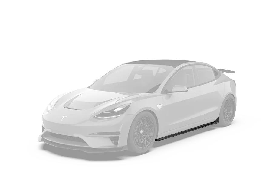 "Crypton" Side Skirts For Tesla Model 3