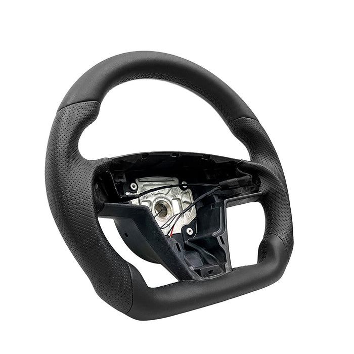 TESERY Touch Horn Round Steering Wheel Replacement for Tesla Model S / X 2021-2023