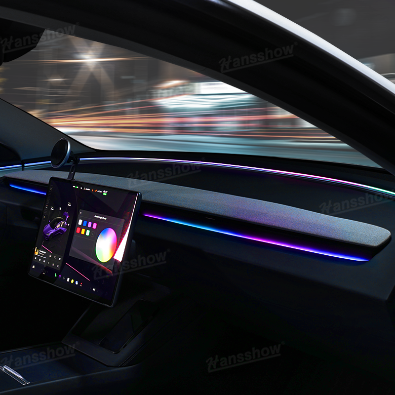 Model 3 Highland Dashboard Ambient Lighting Full Color Animated ...