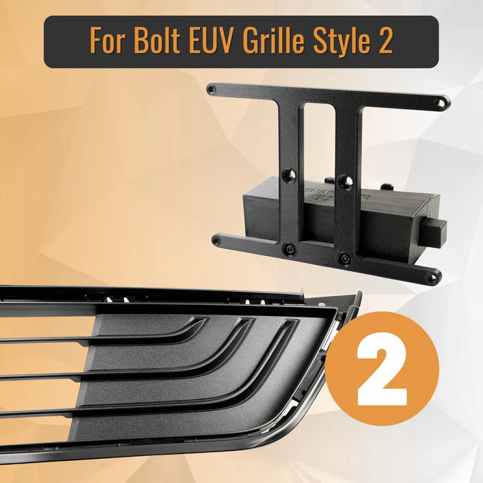 Chevrolet Bolt EUV SnapPlate No-Drill Front License Plate Holder