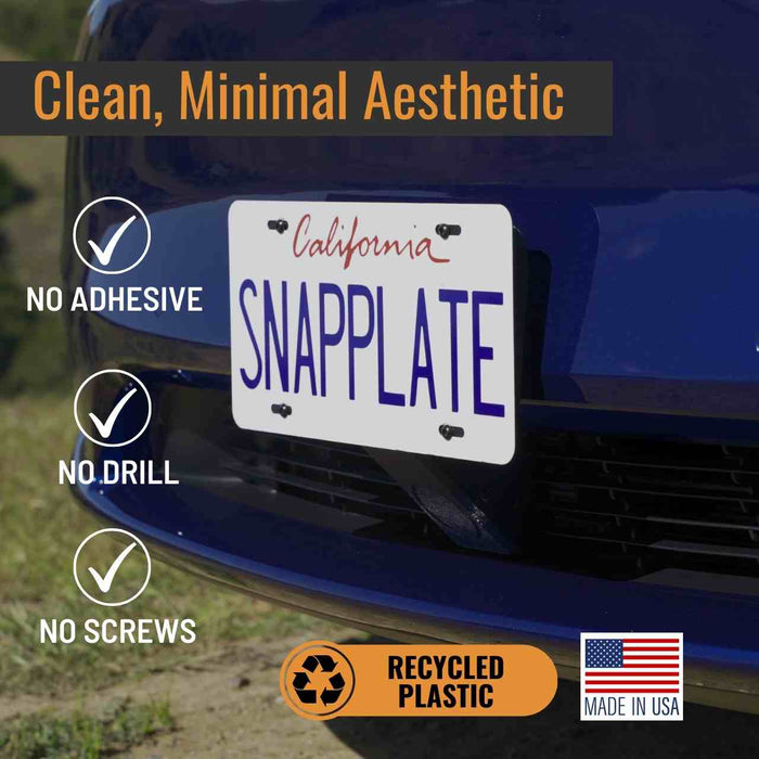 Tesla Model Y SnapPlate Front License Plate Holder
