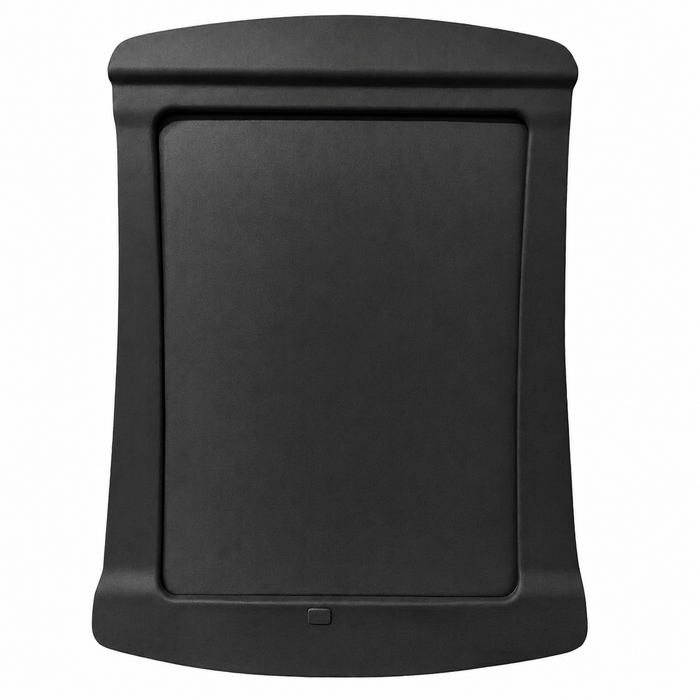 Black electric starry sky sunroof shade, front view