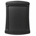 Black electric starry sky sunroof shade, front view