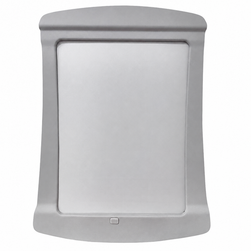Gray electric starry sky sunroof shade, front view